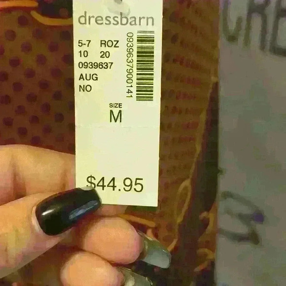 Dress Barn MSK chain link women's slip on dress small and medium - Picture 6 of 8